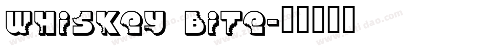whiskey bite字体转换